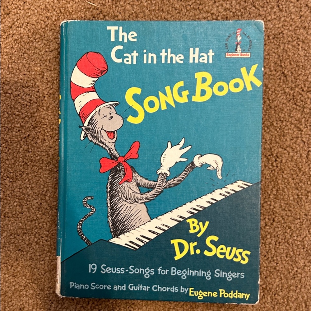 Vintage The Cat in the Hat Song Book by Dr. Seuss